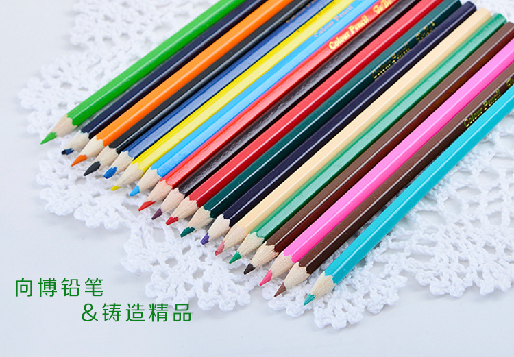 Color Pencil Short 12 Color Children Environmental Protection Drawing and Painting Pencil Stationery Wholesale Foreign Trade Color Pencil Short 12 Color Children Environmental Protection Drawing and Painting Pencil Stationery Wholesale Foreign Trade