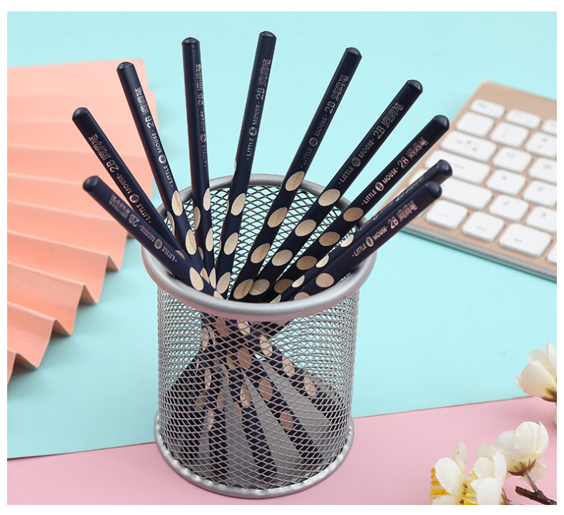 New Pupils' Stationery Triangle Pole Pens for Writing Letters HB Groove Pencil Drawing Sketch Pencil Children's Pencil Wholesale