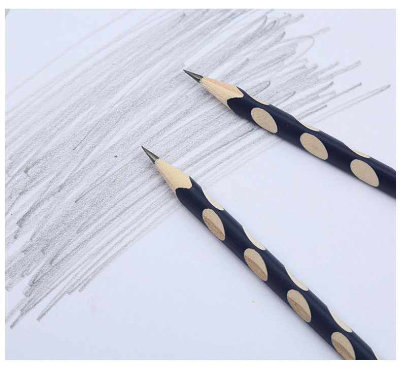New Pupils' Stationery Triangle Pole Pens for Writing Letters HB Groove Pencil Drawing Sketch Pencil Children's Pencil Wholesale