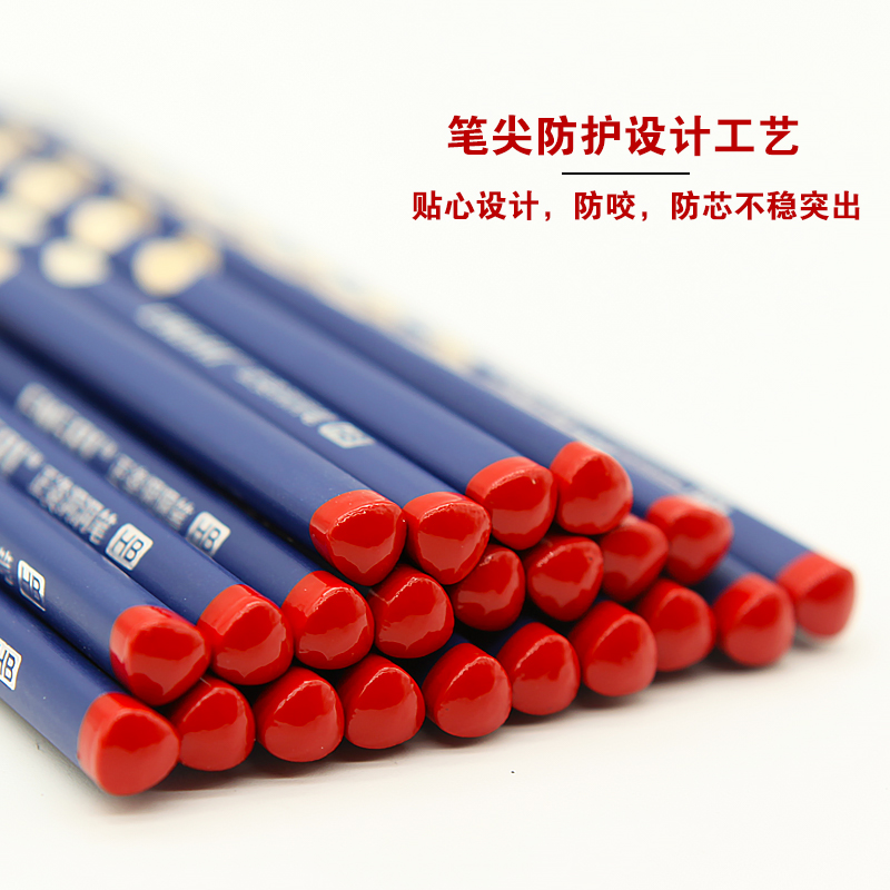 Yingzhi HB Groove Pencil Student Triangle Wood Pencil Positive Posture Children&#039;s Posture Correction Groove Pencil 30 PCs/Bag