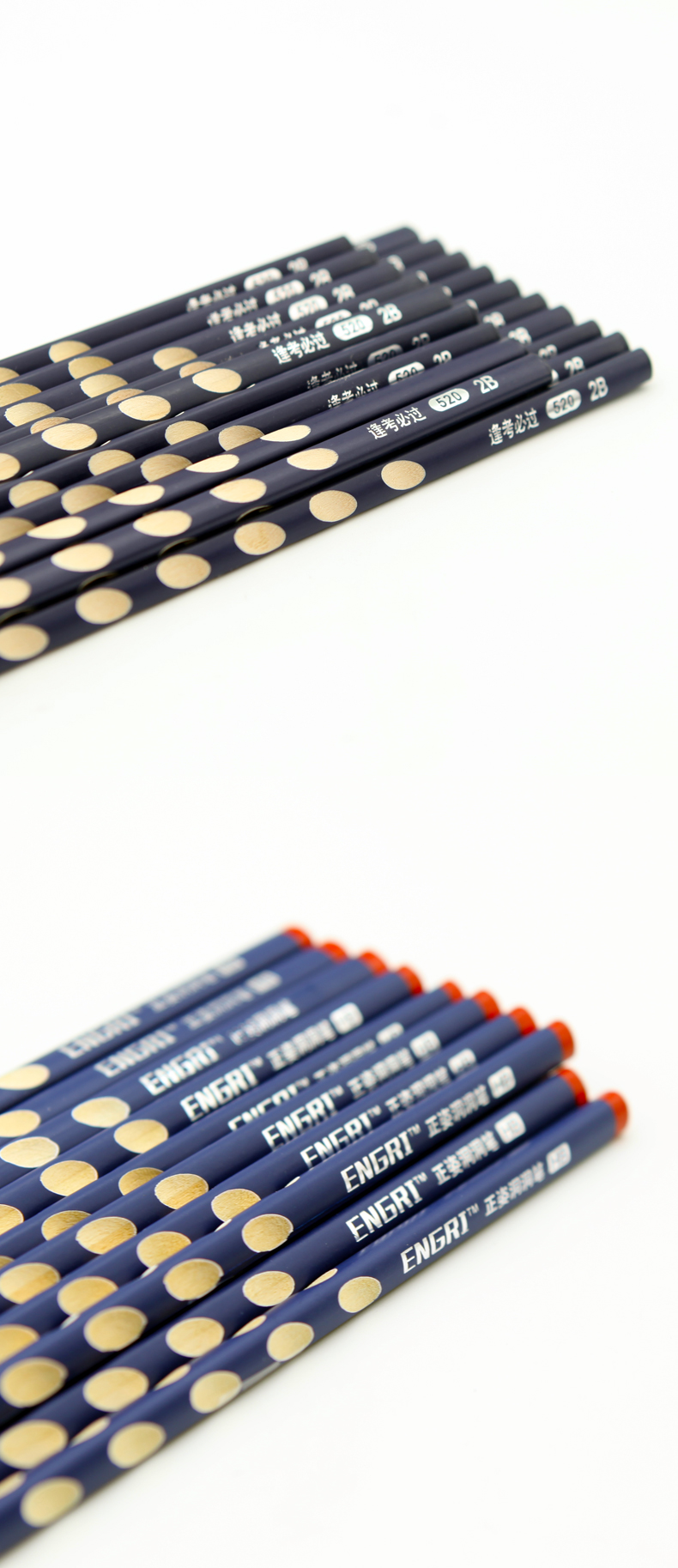Yingzhi HB Groove Pencil Student Triangle Wood Pencil Positive Posture Children's Posture Correction Groove Pencil 30 PCs/Bag