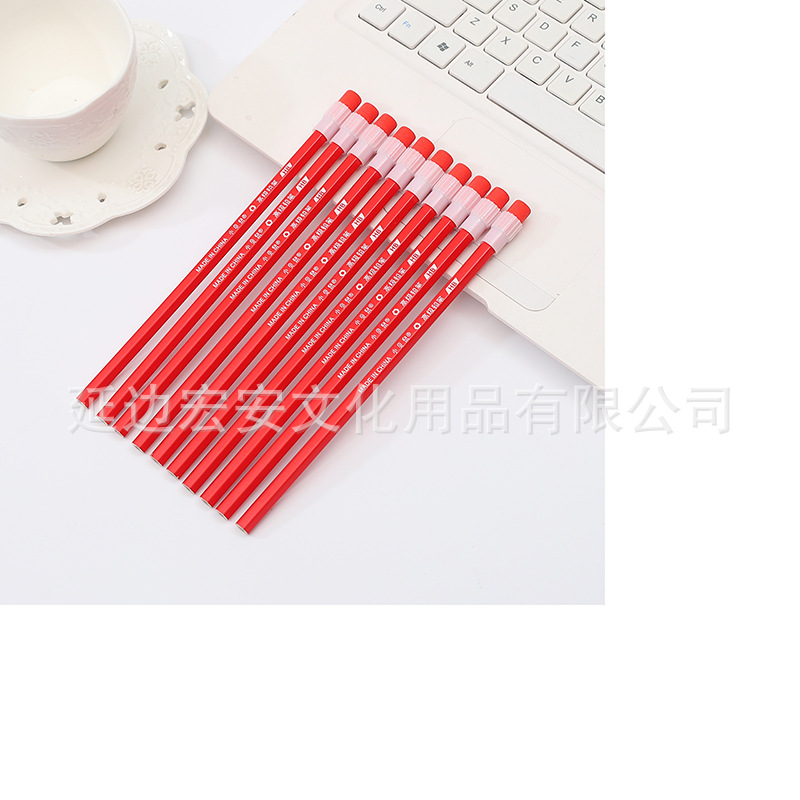 Color Big Skin Head Pencil HB Hexagonal Pencil Primary School Student School Supplies Children Stationery Small Shell Mouse Pencil