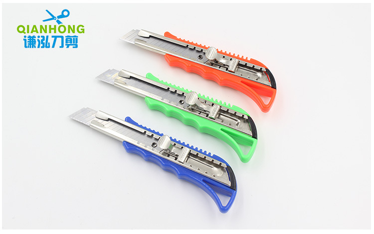 Multi-Functional Utility Knife Large Stainless Steel Metal Cutting Utility Knife Tooth Grinding Design with Lock Wholesale Direct Sales