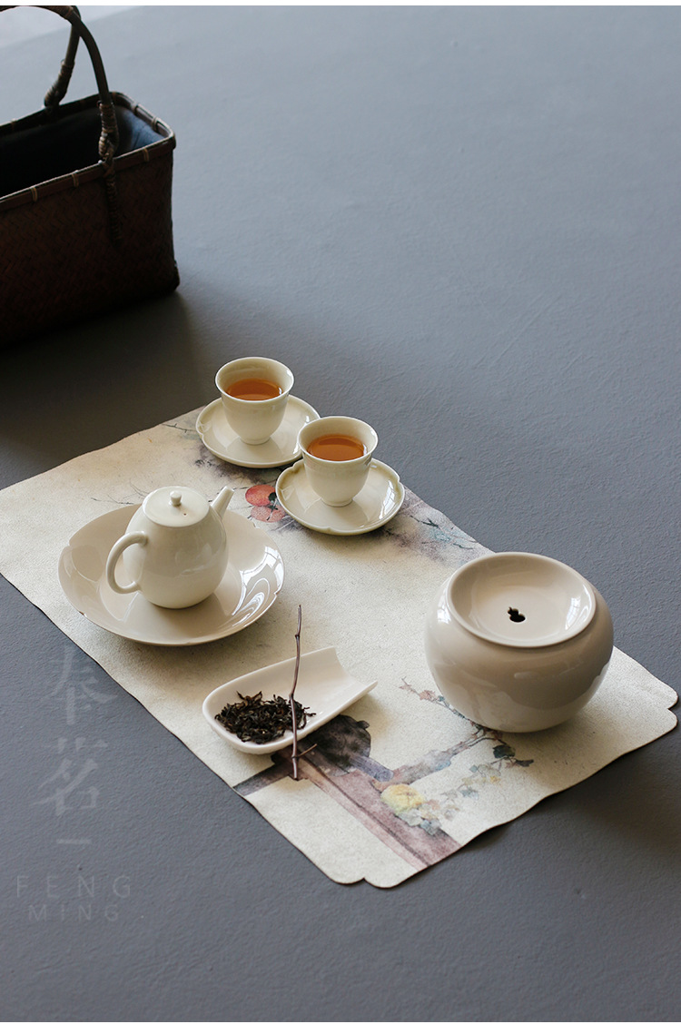 Ceramic Jianshui Mu Gu Ash Jianshui Eggshell Tea Basin Writing-Brush Washer Tea Leaf Bucket Kung Fu Tea Accessories Ceramic Jianshui Mu Gu Ash Jianshui Eggshell Tea Basin Writing-Brush Washer Tea Leaf Bucket Kung Fu Tea Accessories