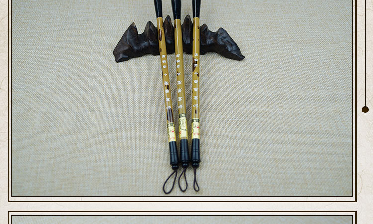 Factory Sales Writing Brush Boutique Calligraphy Materials Ruyi Doubled Both Calligraphy Gel Ink Pen Wholesale School Training Class Pen