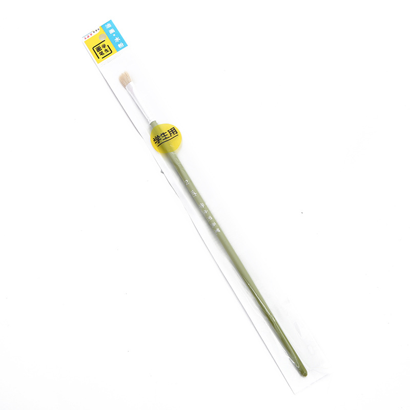 Spot water chalk single student brush no. 1-8 single brush manufacturer direct selling watercolor brush oil brush wholesale Spot water chalk single student brush no. 1-8 single brush manufacturer direct selling watercolor brush oil brush wholesale