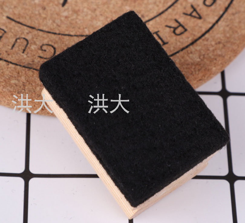 Minimalist Creative Writing Board Eraser Whiteboard Felt Blackboard Eraser Teaching Whiteboard Brush Chalk Drawing Board Wooden Pine Board Eraser