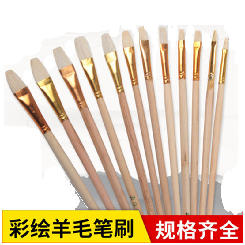 Weizhuang Wool Fluoresent Marker No Pen P Pen S Pen T Pen Wool Water Chalk Oil Painting Brush Writing Brush for Craft Ceramic Painting