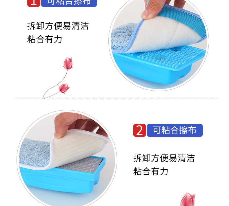 Magnetic Whiteboard Eraser Chalk Brush Flannel Wet and Dry Dual-Use Blackboard Eraser Whiteboard Brush School Office Teaching Eraser Customization