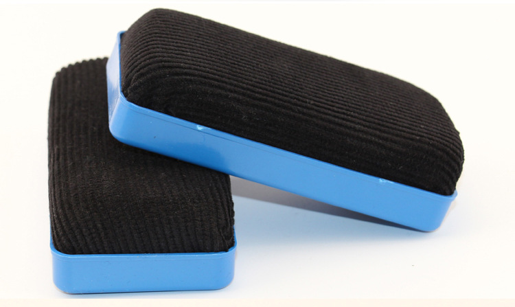 Qianhui Whiteboard Eraser Factory Direct Supply Large and Small Flannel Magnetic Plastic Easy to Wipe Chalk Accessories Blackboard Eraser Brush