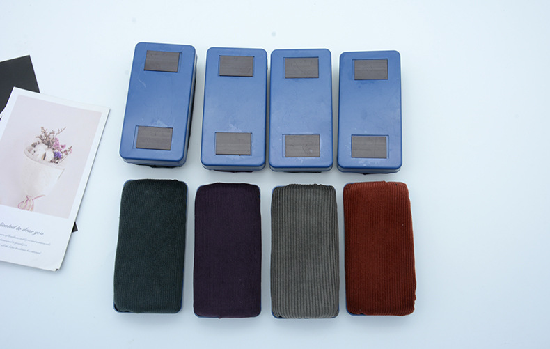 Qianhui Whiteboard Eraser Factory Direct Supply Large and Small Flannel Magnetic Plastic Easy to Wipe Chalk Accessories Blackboard Eraser Brush