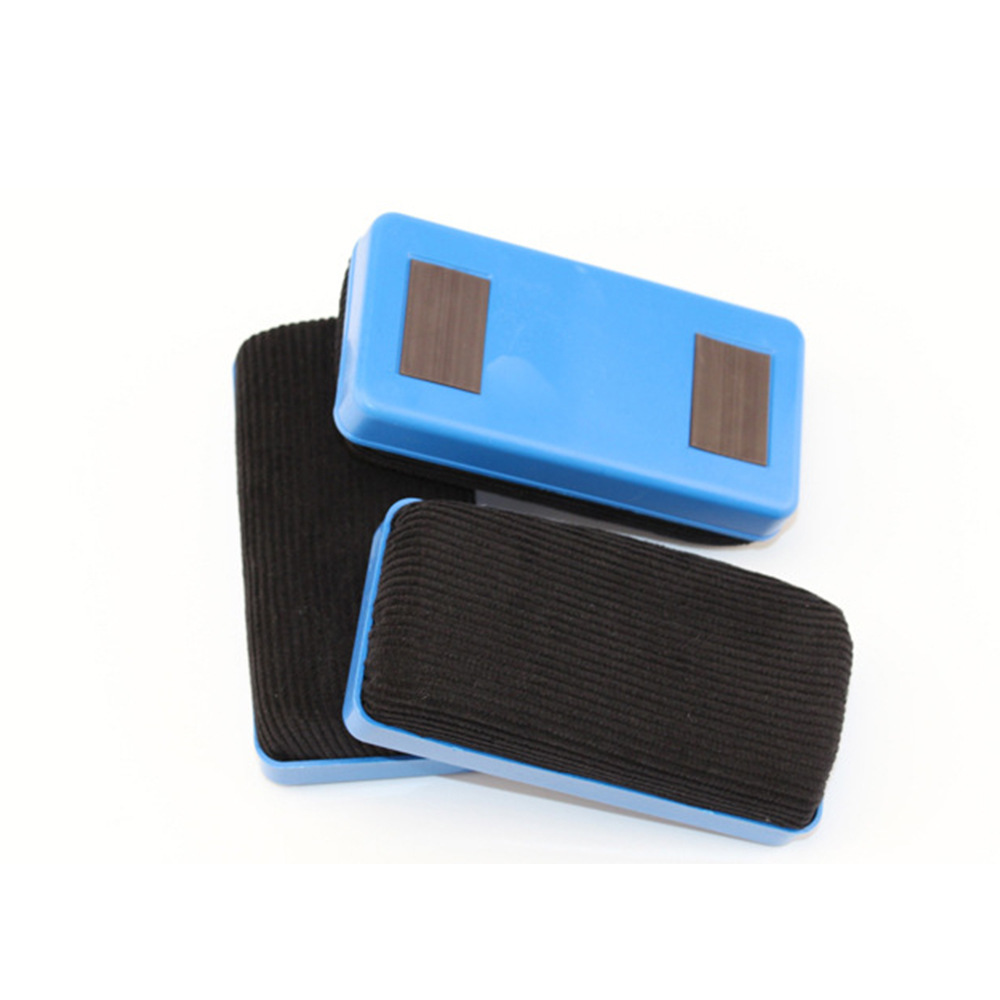 Qianhui Whiteboard Eraser Factory Direct Supply Large and Small Flannel Magnetic Plastic Easy to Wipe Chalk Accessories Blackboard Eraser Brush