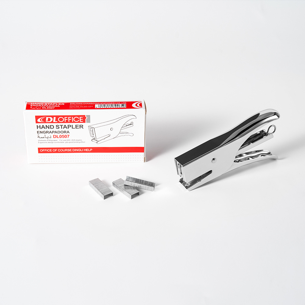 Office Supplies All-Metal Stapler No. 12 Stitching Needle Hand-Held Pliers Easy and Labor-Saving Binding Device Stapling Machine
