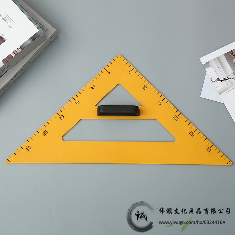 Classroom teaching with triangle board semicircle board teachers with teaching AIDS triangle ruler mathematics teaching tools set of five