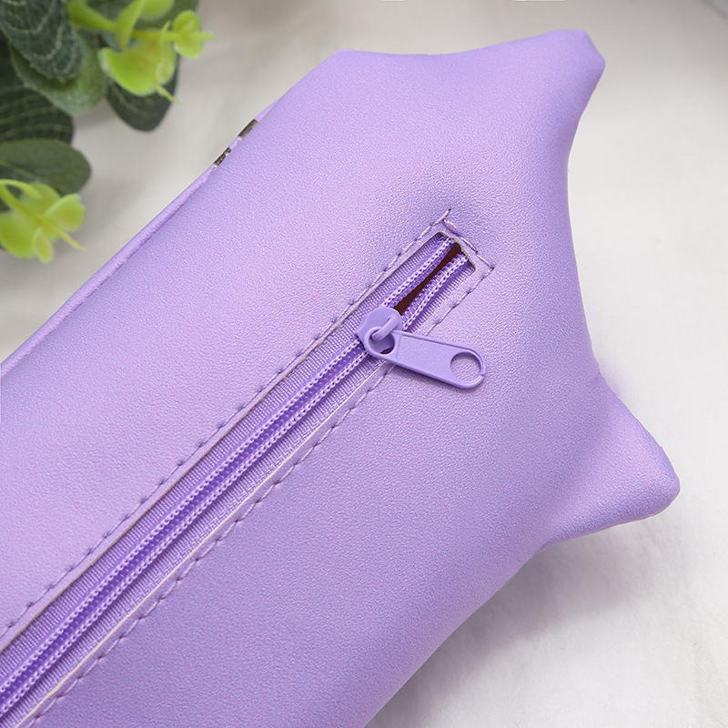 Korean edition PU cartoon high-capacity pen bag creative cat and dog style students small fresh stationery make up small change collection bag Korean edition PU cartoon high-capacity pen bag creative cat and dog style students small fresh stationery make up small change collection bag