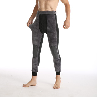 One-Piece Slim-Fit High Waist Kneecap Warm-Keeping Pants Pocket Graphene Silk Outer Wear Fleece-Lined Thick Leggings Women's Pants