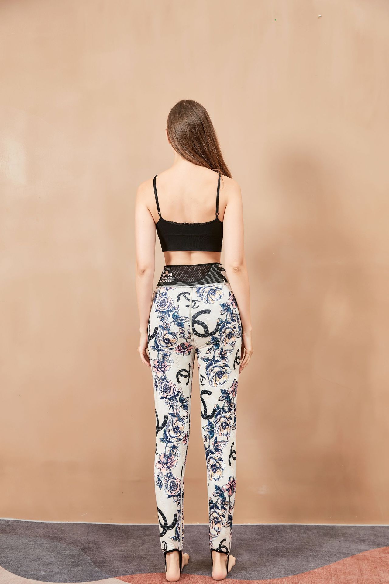 One-Piece Slim-Fit High Waist Kneecap Warm-Keeping Pants Pocket Graphene Silk Outer Wear Fleece-Lined Thick Leggings Women's Pants
