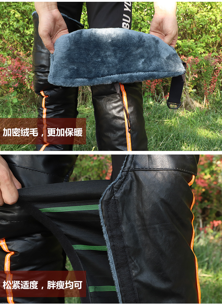 Winter Warm Motorcycle Kneecap PU Leather Cold-Proof Kneepad for Driving E-Bike Thicken and Lengthen Leather Leggings Factory Wholesale Winter Warm Motorcycle Kneecap PU Leather Cold-Proof Kneepad for Driving E-Bike Thicken and Lengthen Leather Leggings Factory Wholesale