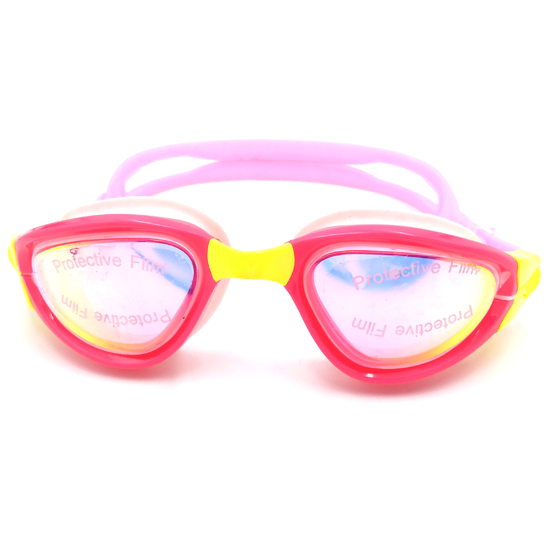 Electroplating Swimming Goggles HD Waterproof Swimming Goggles Adult Large Frame Swimming Glasses Large Frame Electroplating Swimming Goggle Box