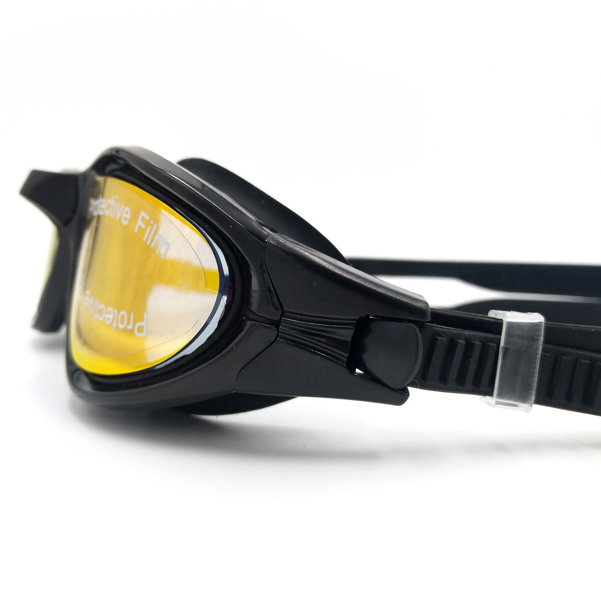 Electroplating Swimming Goggles HD Waterproof Swimming Goggles Adult Large Frame Swimming Glasses Large Frame Electroplating Swimming Goggle Box