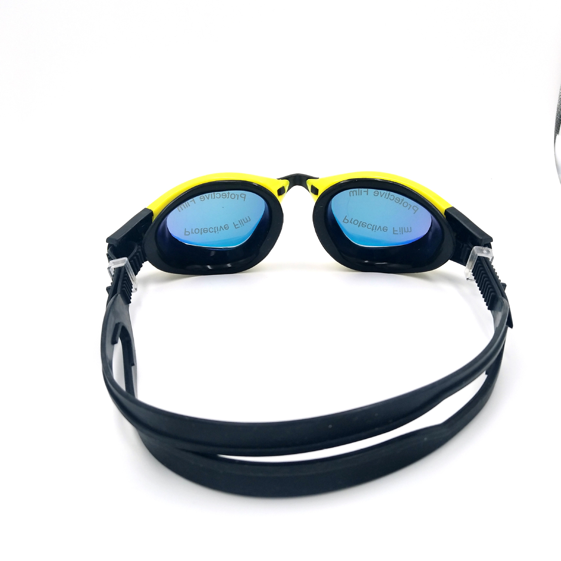 Electroplating Swimming Goggles HD Waterproof Swimming Goggles Adult Large Frame Swimming Glasses Large Frame Electroplating Swimming Goggle Box