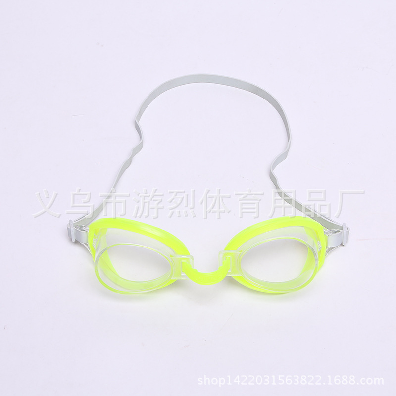 Summer Swimming Product Kids Swimming Glasses Adjustable One-Piece Swimming Goggles Waterproof Anti-Fog HD Swimming Goggles Foreign Trade