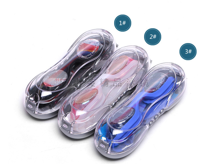 Yiwu Factory Direct Sales Adult Electroplated Swimming Goggles Swimming Glasses Water Sports Goods Diving Glasses on Time Delivery