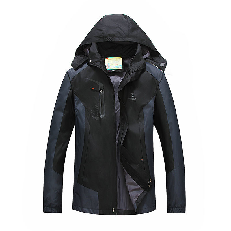 Shell Jacket Men&#039;s Thin Type for Spring and Autumn Outdoor Travel Fishing Mountaineering Suit Waterproof Breathable Single Layer Couple Men and Women Shell Jacket