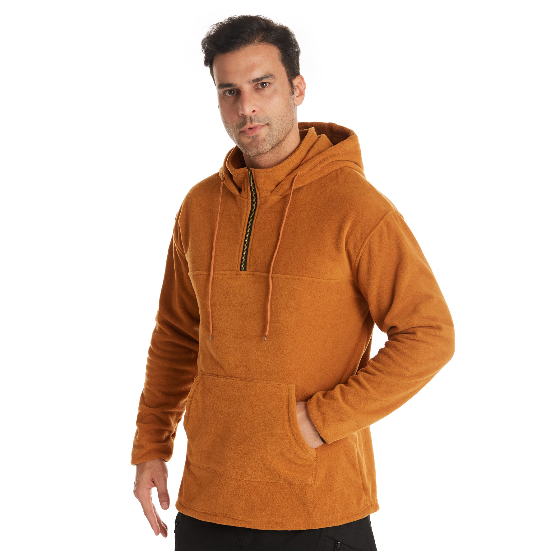 Trade Outdoor Fleece Sweater Polar Fleece Jacket Men's Thick Warm Hooded Casual Solid Color Sweater Men's Clothing Trade Outdoor Fleece Sweater Polar Fleece Jacket Men's Thick Warm Hooded Casual Solid Color Sweater Men's Clothing
