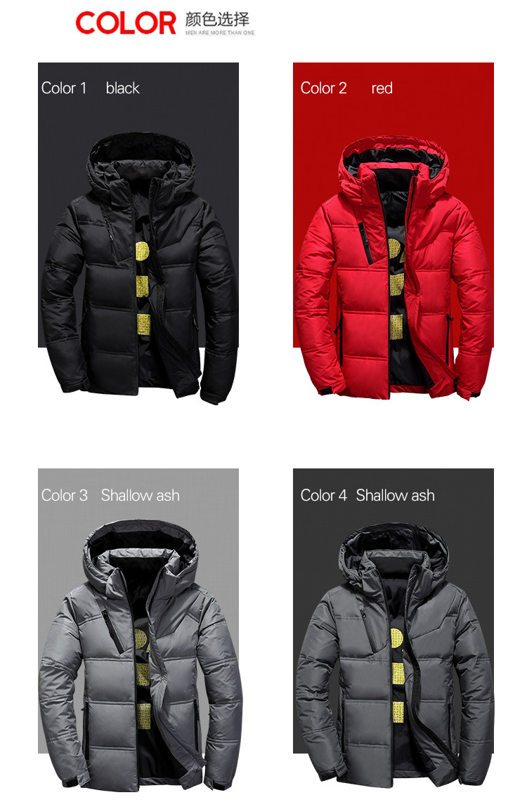 Wholesale 1897 down Jacket Men's Outdoor Short Hooded Thick Warm Coat Support Cross-Border One Product Dropshipping Wholesale 1897 down Jacket Men's Outdoor Short Hooded Thick Warm Coat Support Cross-Border One Product Dropshipping