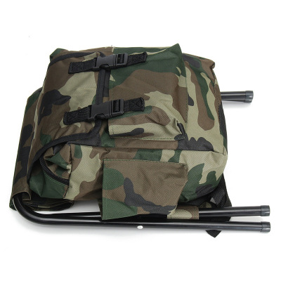 Outdoor Camouflage Folding Chair Fishing Chair Foldable and Portable Chair Fishing Stool Large Capacity Sketch Folding Chair