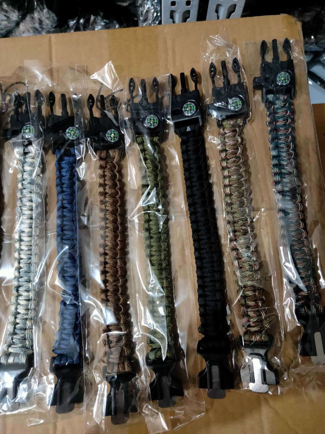 Paracord Bracelet Outdoor Multi-Functional Bracelet Survival Bracelet Seven-Core Umbrella Rope Woven Five-in-One Bracelet Wrist String