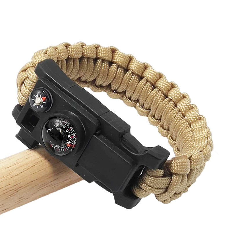 Popular Camping Life-Saving Equipment Paracord Bracelet Knife Umbrella Rope Survival Bracelet Outdoor Emergency Supplies Mountaineering Bracelet Popular Camping Life-Saving Equipment Paracord Bracelet Knife Umbrella Rope Survival Bracelet Outdoor Emergency Supplies Mountaineering Bracelet
