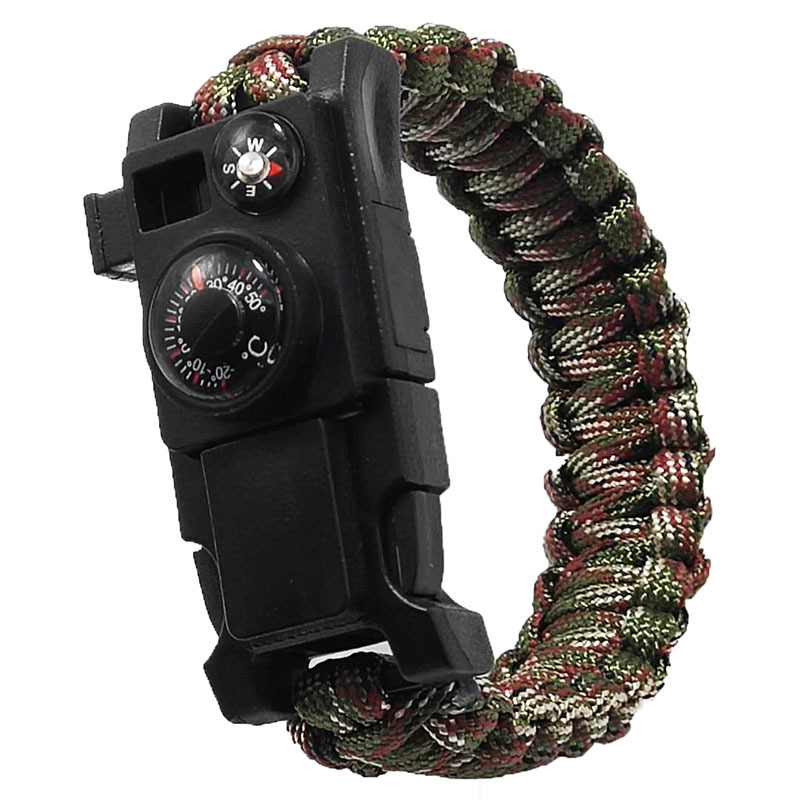 Popular Camping Life-Saving Equipment Paracord Bracelet Knife Umbrella Rope Survival Bracelet Outdoor Emergency Supplies Mountaineering Bracelet Popular Camping Life-Saving Equipment Paracord Bracelet Knife Umbrella Rope Survival Bracelet Outdoor Emergency Supplies Mountaineering Bracelet