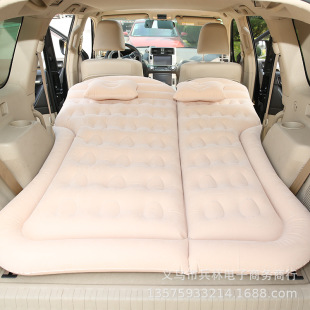 Vehicle-Mounted Inflatable Bed Car Supplies Middle and Rear Row Mattress Sleeping Mattress Car Rear Seat Floatation Bed Car Travel Bed