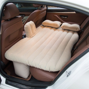 Vehicle-Mounted Inflatable Bed Car Supplies Middle and Rear Row Mattress Sleeping Mattress Car Rear Seat Floatation Bed Car Travel Bed