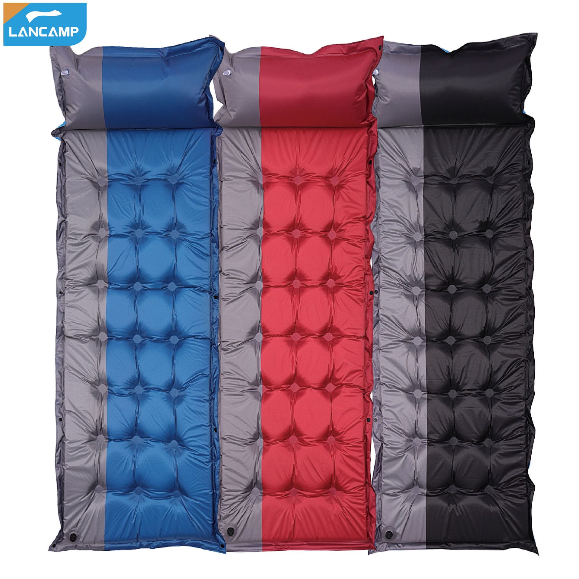 Automatic Inflatable Mattress Splicing Outdoor Tent Sleeping Mat Moisture Proof Pad Picnic Camping Mat Outdoor Supplies Thickened Air Cushion