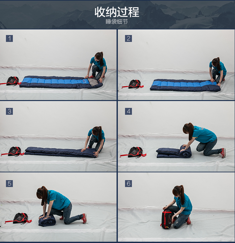 Shenzhou Niuge Factory Direct Sales Customized Wholesale Sleeping Bag Outdoor Camping Supplies Adult Sleeping Bag One Product Dropshipping