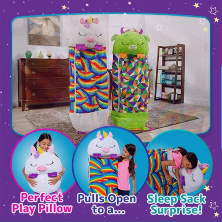 Factory Happy Nappers Cross-Border Amazon Hot Children Children's Sleeping Bag Cartoon Animal Children's Sleeping Bag Pillow Factory Happy Nappers Cross-Border Amazon Hot Children Children's Sleeping Bag Cartoon Animal Children's Sleeping Bag Pillow