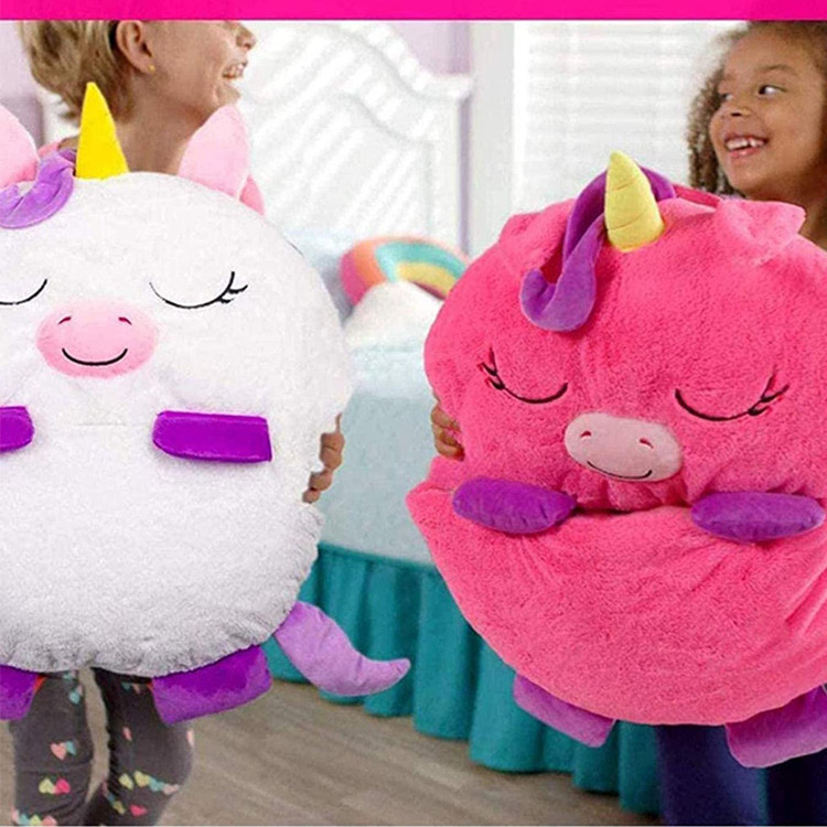 Factory Happy Nappers Cross-Border Amazon Hot Children Children&#039;s Sleeping Bag Cartoon Animal Children&#039;s Sleeping Bag Pillow