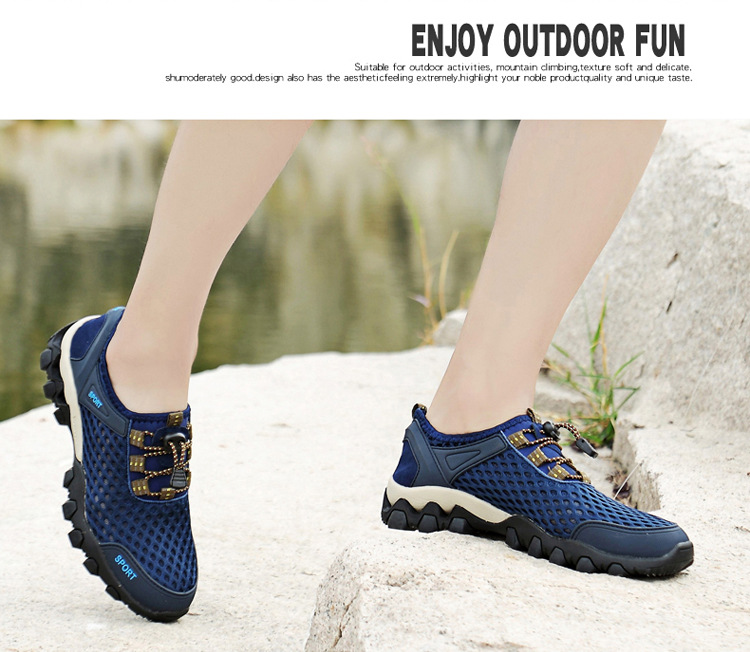 Men's Shoes 2021 Summer Outdoor Stream Trekking Shoes round Head Hiking Shoes Sports Outdoor Wading Mesh Shoes Travel Shoes Hiking Men's Shoes 2021 Summer Outdoor Stream Trekking Shoes round Head Hiking Shoes Sports Outdoor Wading Mesh Shoes Travel Shoes Hiking