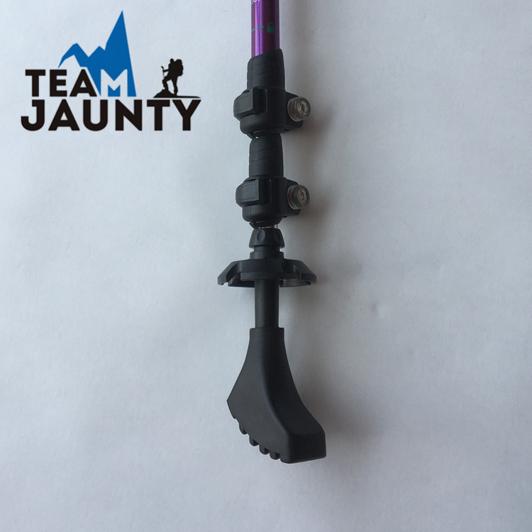 Universal Alpenstock Sleeve Walking Pole Accessories Outdoor Hiking Trekking Pole Antiskid Shoe Type Foot Cover Cane Accessories