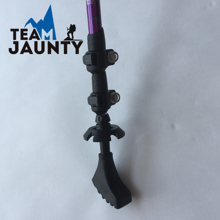 Universal Alpenstock Sleeve Walking Pole Accessories Outdoor Hiking Trekking Pole Antiskid Shoe Type Foot Cover Cane Accessories