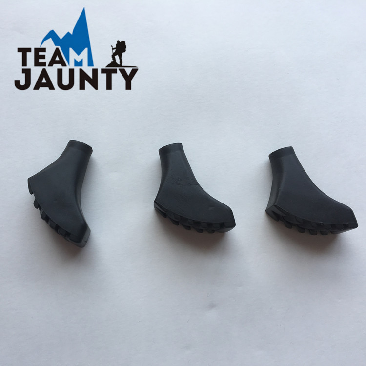 Universal Alpenstock Sleeve Walking Pole Accessories Outdoor Hiking Trekking Pole Antiskid Shoe Type Foot Cover Cane Accessories