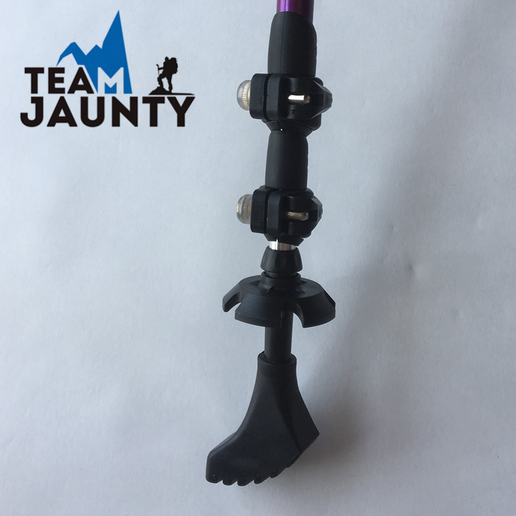Universal Alpenstock Sleeve Walking Pole Accessories Outdoor Hiking Trekking Pole Antiskid Shoe Type Foot Cover Cane Accessories