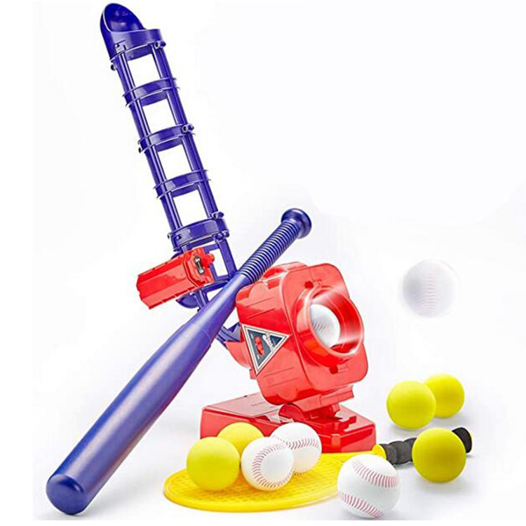 Cross-Border E-Commerce Two-in-One Tennis Baseball Pitching Machine Children&#039;s Sports Training Props Leisure Sports Toys
