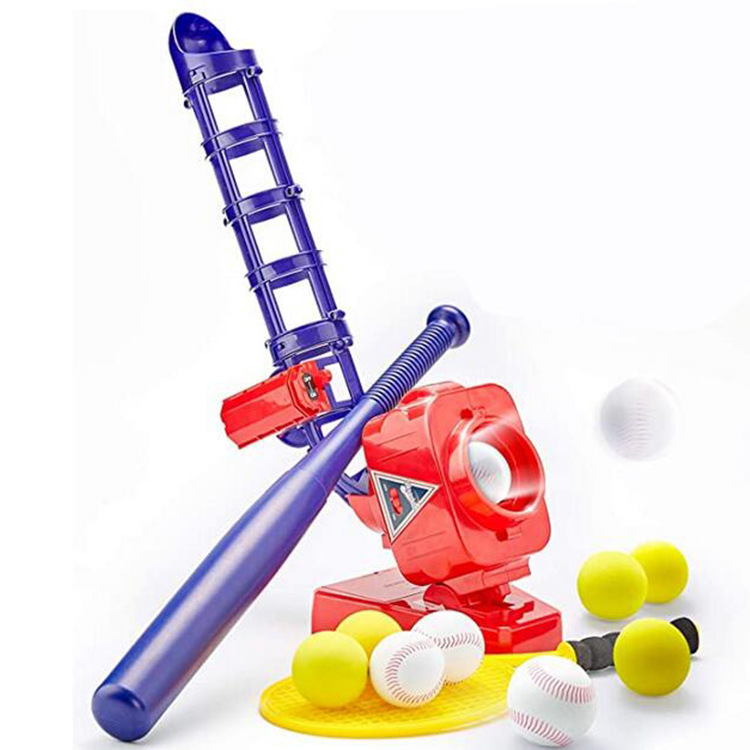 Cross-Border E-Commerce Two-in-One Tennis Baseball Pitching Machine Children&#039;s Sports Training Props Leisure Sports Toys