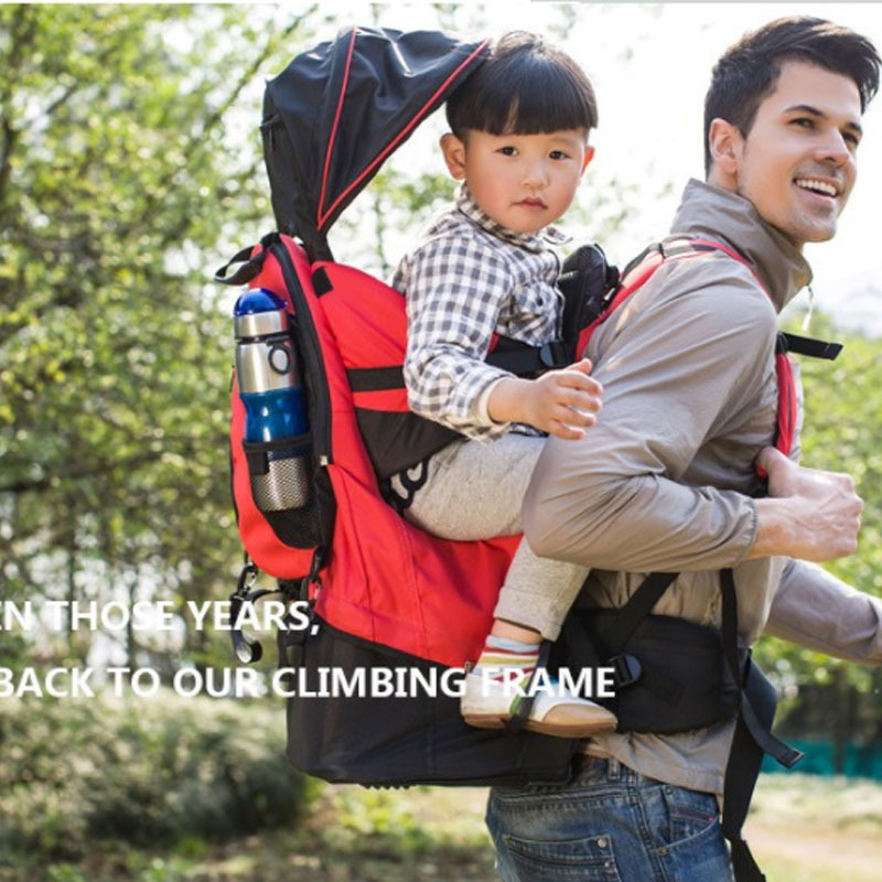 Childcity Children&#039;s Back Stand Outdoor Mountaineering Back Baskets Chair with Back Baby Sling Baby Baby&#039;s Bag Waist Stool Carrier Belt