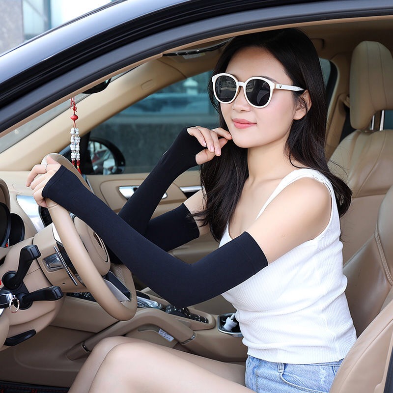 Korean Lets Slim Ice Sleeve Sun Protection Sleeves Summer Men and Women Viscose Fiber Oversleeve Sleeves Arm Guard Arm UV Protection Korean Lets Slim Ice Sleeve Sun Protection Sleeves Summer Men and Women Viscose Fiber Oversleeve Sleeves Arm Guard Arm UV Protection