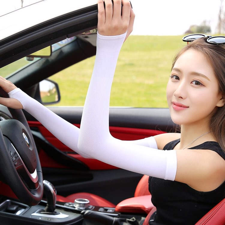 Korean Lets Slim Ice Sleeve Sun Protection Sleeves Summer Men and Women Viscose Fiber Oversleeve Sleeves Arm Guard Arm UV Protection Korean Lets Slim Ice Sleeve Sun Protection Sleeves Summer Men and Women Viscose Fiber Oversleeve Sleeves Arm Guard Arm UV Protection